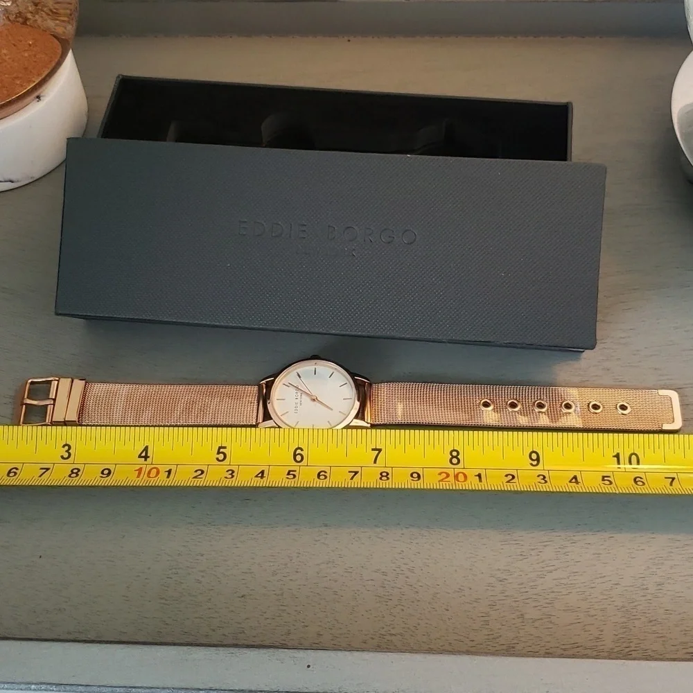 NIB Eddie Borgia The Soho Watch Rose-Gold